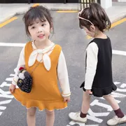Bộ quần áo mùa xuân 2019 cho bé gái Hàn Quốc 0-1-2-3-4 tuổi - Váy
