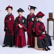 Sách thiếu nhi trang phục trẻ em, trang phục dân tộc, trang phục Hanfu, đệ tử ba nhân vật trẻ em, Khổng Tử, bút, biểu diễn, biểu diễn - Trang phục