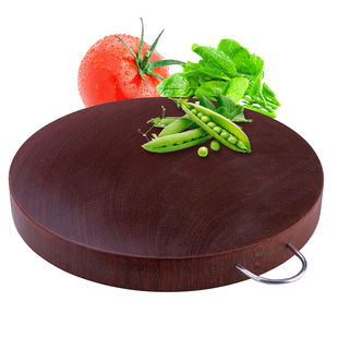 越南铁木菜板实木圆形砧板厨房切菜板