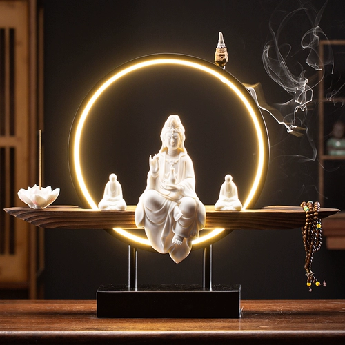 Новая китайская стиль zen guanyin bodhisattva ceramics