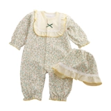 Детское хлопковое осеннее тонкое боди для девочек для выхода на улицу для новорожденных, в западном стиле