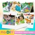 Miễn phí baking kính keo sơn nướng trẻ em bán buôn tự làm thủ công sáng tạo sơn cát bé sơn màu bộ do choi tre em Handmade / Creative DIY