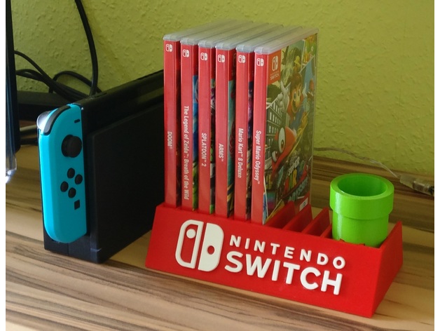 nintendo switch game storage tower