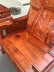 Xuanyi Redwood Gỗ hồng mộc Miến Điện Từng bước 123 sofa trái cây gỗ hồng mộc lớn nội thất gỗ gụ - Bộ đồ nội thất