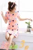 2018 nightdress nữ mùa hè cotton ngắn tay phần mỏng Hàn Quốc phiên bản của phụ nữ tươi đồ ngủ phần lỏng lẻo cotton mùa hè dịch vụ nhà