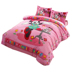 Trẻ em Disney phim hoạt hình giường ba mảnh bông quilt cover sheets pillowcase bộ đồ giường anime Minnie Công Chúa xe Bộ đồ giường trẻ em