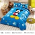 Trẻ em Disney phim hoạt hình giường ba mảnh bông quilt cover sheets pillowcase bộ đồ giường anime Minnie Công Chúa xe 	ga giường đẹp cho bé Bộ đồ giường trẻ em