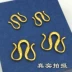 Giải phóng mặt bằng DIY cát vàng mạ vàng vòng cổ M khóa 24K đồng thau không phai vòng đeo tay dây gai dầu W khóa Myanmar vàng - Vòng đeo tay Clasp