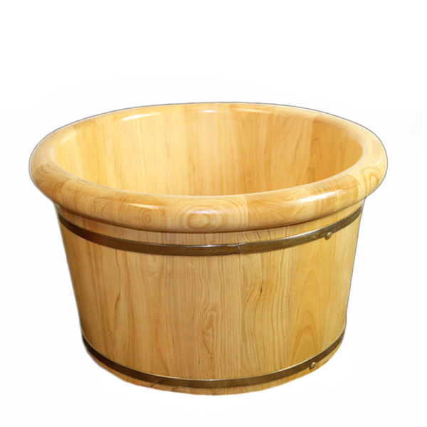 蜀道香实木香柏木泡脚木桶足沐浴桶盆洗脚盆泡脚桶带盖加厚家用