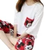 Phiên bản Hàn Quốc của mùa hè mới hoạt hình đồ ngủ phụ nữ tay ngắn ngọt ngào dễ thương lỏng lẻo kích thước lớn mùa hè phù hợp với dịch vụ nhà sinh viên pijama Bộ Pajama