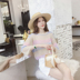 2018 mùa hè mới lỏng mui xe lụa sáng màu sọc kem chống nắng áo len nữ sinh viên áo mỏng áo sơ mi quần áo nữ đẹp Đan Cardigan