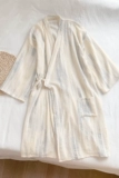 Хлопковый марлевый японский летний банный халат