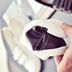 2018 mùa xuân và mùa thu phụ nữ mới của giày Hàn Quốc phiên bản của Velcro thấp để giúp nhỏ màu trắng giày phẳng sinh viên hoang dã giày thủy triều giày thường Giày cắt thấp
