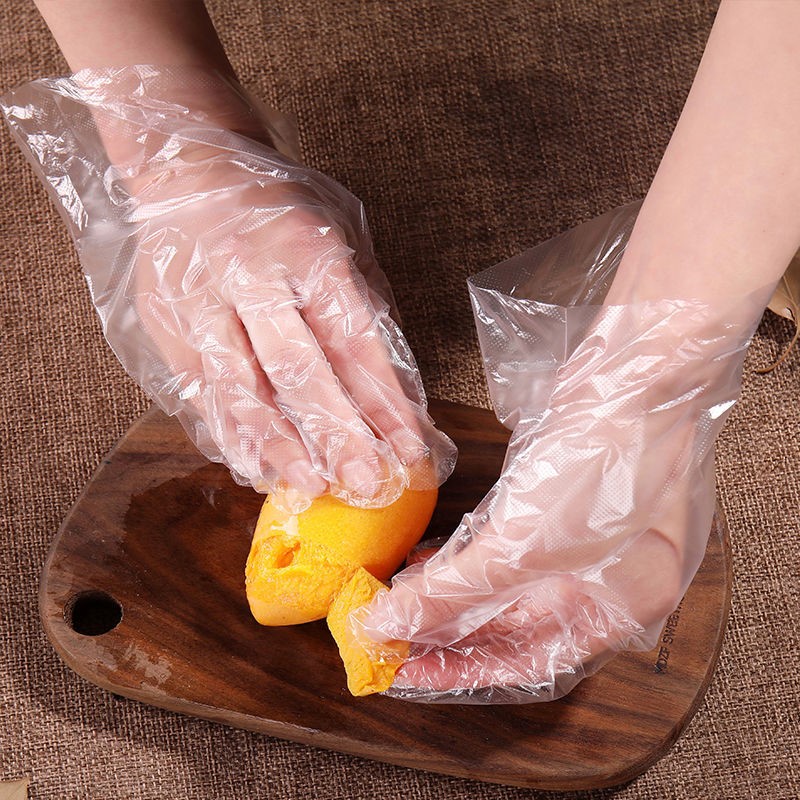 食品级一次性手套透明手套防水手套薄膜加厚