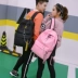 Ba lô nam giới và phụ nữ Hàn Quốc phiên bản Harajuku ulzzang campus học sinh trung học ba lô junior high school bag bên ngoài USB sạc Ba lô