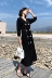 Váy retro Pháp 2019 xuân mới của phụ nữ khí chất cổ chữ V eo cao dài thon đen - Váy dài