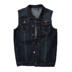 Chao béo hành tinh cỡ lớn denim vest nam cộng với phân bón XL chất béo lỏng không co giãn vest vest nam - Dệt kim Vest áo len cho nam Dệt kim Vest