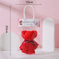 Красная новая сумка для трансляции красного медведя