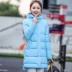 Chống mùa giải 2018 mùa đông Hàn Quốc phiên bản của bông của phụ nữ phần dài sinh viên mỏng bông áo khoác nhẹ xuống áo khoác bông áo quần áo của phụ nữ Bông