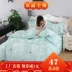 [100% cotton chăn đơn mảnh giả một hình phạt mười] Double chăn bông che 200 * 230 học sinh trong tờ đơn - Quilt Covers