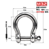 đồng hồ đo áp suất chân không Thuyền thép không gỉ 304/316 Nhật Bản loại U loại D Bow Horseshoe Buckle M4M5M6M8M10M12M14M16 đồng hồ đo nhiệt độ dạng dây Thiết bị & dụng cụ