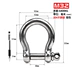 Thuyền thép không gỉ 304/316 Nhật Bản loại U loại D Bow Horseshoe Buckle M4M5M6M8M10M12M14M16 đồng hồ áp suất nước Thiết bị & dụng cụ