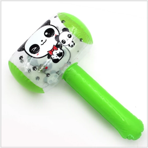 Мультяшная игрушка, молоток, маленький надувной колокольчик с колокольчиком