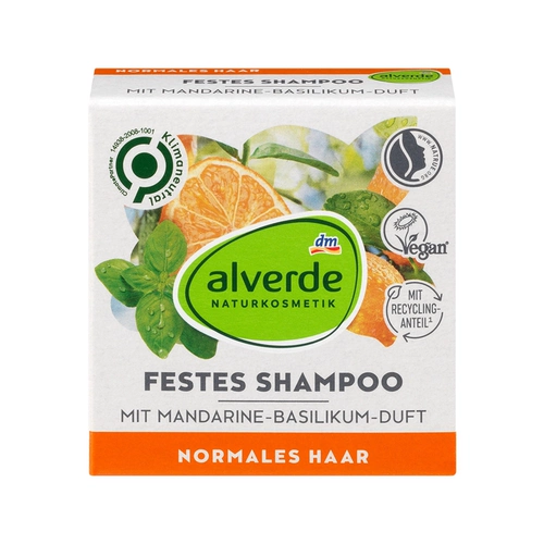 Alverde, натуральное масло, восстанавливающий шампунь, Германия, 60г