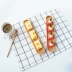 Snack tấm gỗ cao su sushi gỗ dài tấm gỗ nướng bánh quy gỗ macaron pallet gỗ