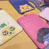 Hàn quốc kakao anime dễ thương phim hoạt hình ryan bus thẻ set hồng rắm đào dây buộc giấy chứng nhận thẻ set Hộp đựng thẻ