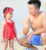 Đồ bơi trẻ em gái bé dễ thương Hàn Quốc công chúa cô gái một mảnh váy trung bình và nhỏ trẻ em suối nước nóng bơi đầm