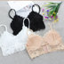 Đầm ren ngực ngắn gợi cảm làm đẹp chạm đáy áo ngực dây đeo vest nữ sinh trung học quấn ngực đồ lót áo lót 3 dây Ống