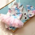 Áo gió trẻ em hoa cẩm tú cầu áo tắm nữ công chúa một mảnh váy dễ thương váy bơi Hàn Quốc - Bộ đồ bơi của Kid Bộ đồ bơi của Kid