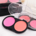 Hai màu blush thực vật rouge bột cao-bar ánh sáng công suất sửa chữa kiểm soát dầu trang điểm lâu dài không thấm nước tự nhiên khỏa thân trang điểm trang điểm đích thực má hồng juicy pang Blush / Cochineal