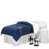 Bông đẹp bedspread denim Four Seasons chung Body Massage đơn giản trải giường màu rắn có thể được tùy chỉnh - Trang bị tấm