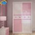 Đồ nội thất phòng trẻ em thiết lập với bàn tủ quần áo trẻ em giường cô gái công chúa giường phòng ngủ của trẻ em đồ nội thất bộ