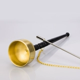 Магический инструмент Будда выходит из чаши, бронза 磬 法 磬 磬 磬 磬 磬 耳 耳 Большая прямая ручка приводит к бесплатной доставке