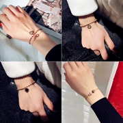 2018 vòng đeo tay mới phụ nữ Châu Âu và Mỹ Nhật Bản và Hàn Quốc phiên bản của ngọt ngào đơn giản đồ trang sức hoang dã trang sức đồ trang sức sinh viên bracelet