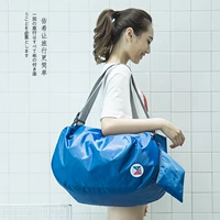 Đại học gió nam không thấm nước phiên bản Hàn Quốc của ba lô da du lịch gấp đơn túi xách tay lưu trữ túi xách tay cặp balo nam đi học