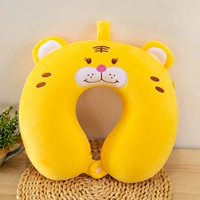 Желтая подушка для шейки памяти тигра