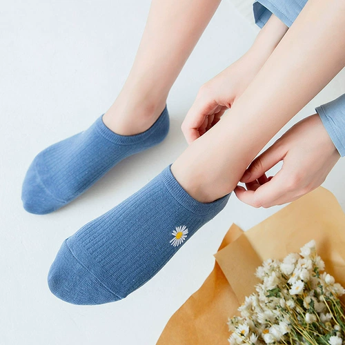 Носки лето летняя женщина японская и корейская версия Cimpulped Cotton Poord Cotton Shock Light Invisible Low Low Nops DW178