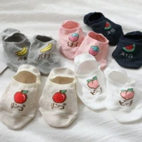 Корейские носки Lady Thin Cotton Ship Socks Silicone Non -Slip Four Seasons Хлопковые носки с низким носками носки DW84