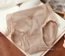 Cotton cổ điển màu rắn eo cao tóm tắt ren Quần nữ sợi bông thoải mái kích thước lớn DK95 quần lót Tam giác
