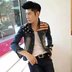 Mùa xuân Nam Áo Khoác Mỏng Áo Khoác Nam Hàn Quốc Slim Sinh Viên Bình Thường Denim Jacket Xu Hướng của Nam Giới Mặc Áo khoác