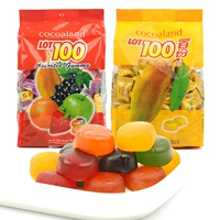 Малайзия импортировал лот100 Сто частей манго ароматизированная фруктовая аромата беглеца 1 кг сока конфеты сока конфеты