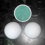 Гольф двойной практическое практическое мяч импорт сингл -слойный мяч с тремя слойными шариками Аутентичный новый не -секундный мяч