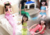 Trẻ em của đồ bơi cô gái nàng tiên cá công chúa đuôi trang phục váy chia phù hợp với mùa xuân nóng nhỏ trẻ em Đồ bơi trẻ em