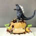 Godzilla Trang Trí Bánh Trang Trí Quái Vật Trang Trí Bánh Trẻ Em Bé Trai Chủ Đề Sáng Tạo Bánh