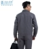 Quần áo bảo hộ dài tay phù hợp với bông dày tài sản kỹ thuật bảo trì lao động bảo hiểm quần áo thoáng khí chống tĩnh điện tùy chỉnh đồ bộ nam cao tuổi Bộ đồ