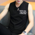Rộng vai vest nam mùa hè cotton thoáng khí mồ hôi thấm không tay T-Shirt Hàn Quốc phiên bản của tự trồng thể thao vest vai thanh niên triều Lót